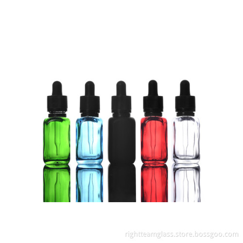 French Square Glass Bottle